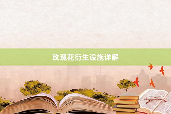 玫瑰花衍生设施详解